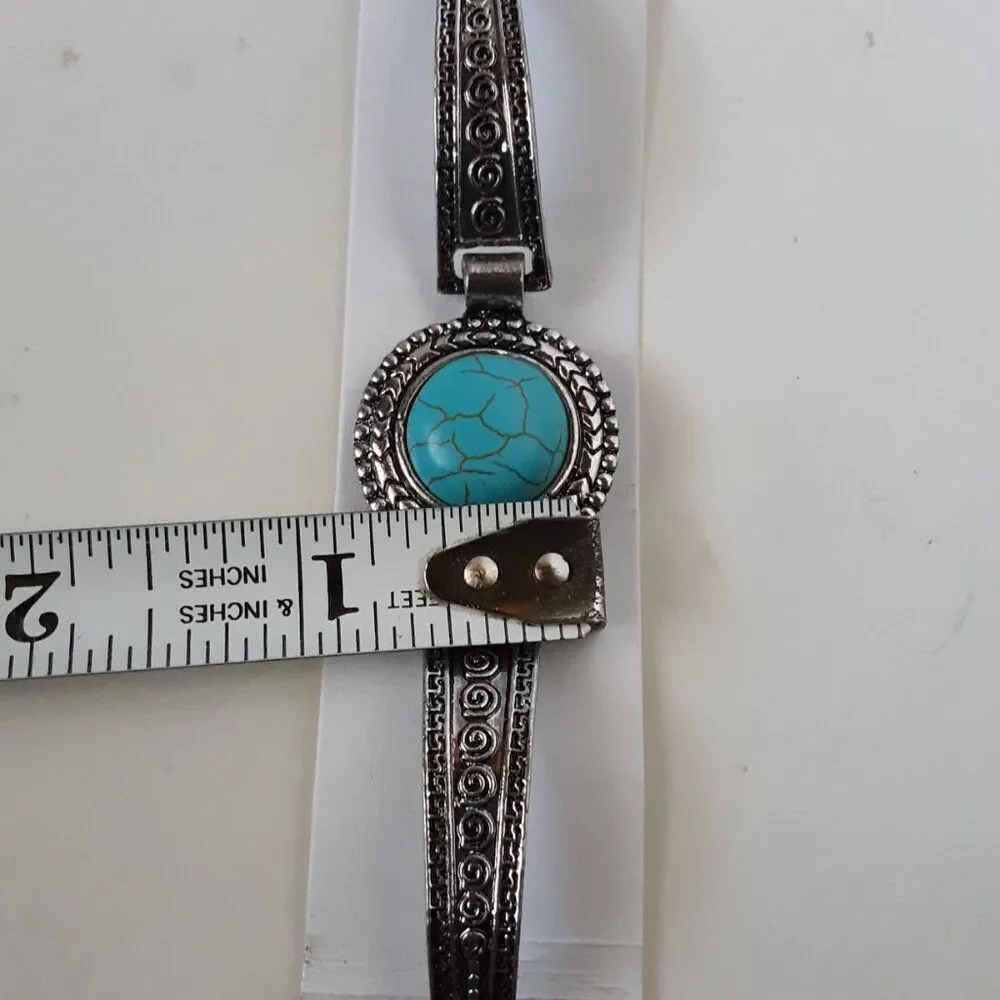 Western Style Silver Tone Women's Bracelet